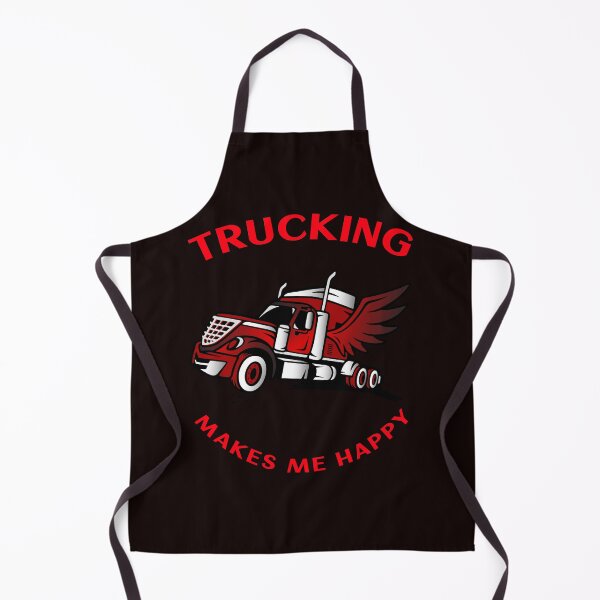Item preview, Angel Trucker Trucking Makes Me Happy RR designed and sold by TeamsterLife.