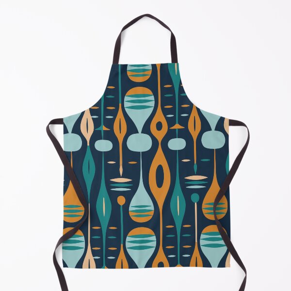 Item preview, The Blue Lounger: a Mid-Century Modern, retro textile pattern by DecoTiler designed and sold by DecoTiler.