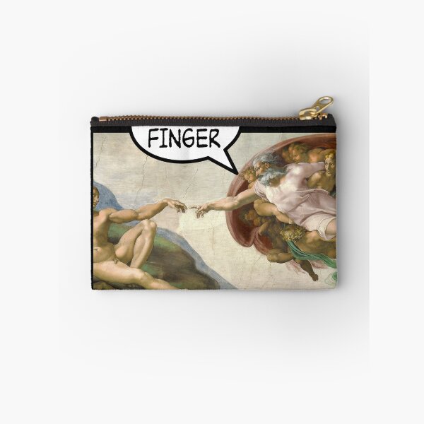 Item preview, Michelangelo Creation Of Man funny Fart Finger designed and sold by LeoZitro.