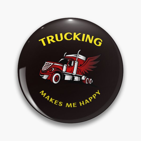 Item preview, Angel Trucker Trucking Makes Me Happy RY designed and sold by TeamsterLife.