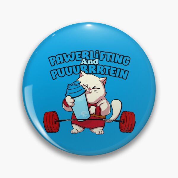 Item preview, Powerlifting Cat Pawerlifting and Puuuureeetein designed and sold by SusanaDesigns.