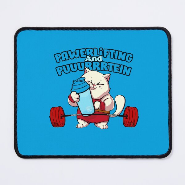 Item preview, Powerlifting Cat Pawerlifting and Puuuureeetein designed and sold by SusanaDesigns.