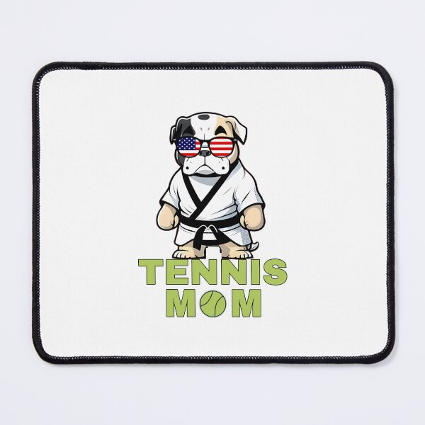 Item preview, Funny Tennis Mom And American Bulldog Judo Karate designed and sold by sparkzeno.