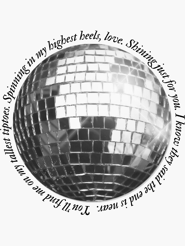 I'm A MirrorBall Taylor Swift – bejeweled stickers