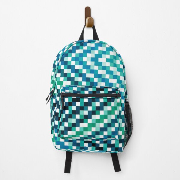 Item preview, Teal Turquoise Blue Digital Diamond Mosaic designed and sold by 2sweetsDesign.
