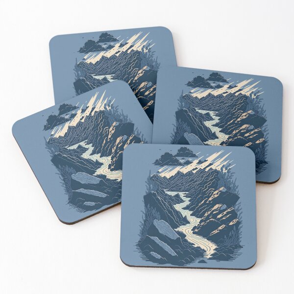 Item preview, River, rocks painting designed and sold by Dr-Kane.