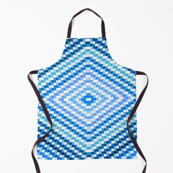 Item preview, Blue Turquoise Digital Diamond Mosaic designed and sold by 2sweetsDesign.