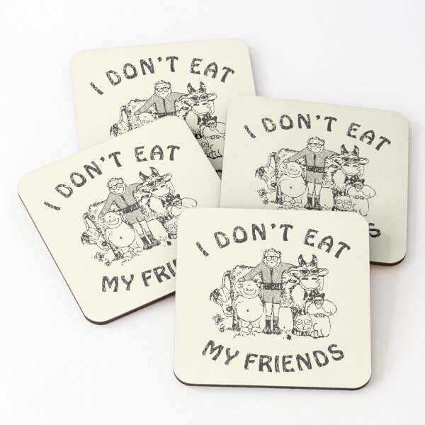 Item preview, I Don't Eat My Friends 1985 designed and sold by AstroZombie6669.