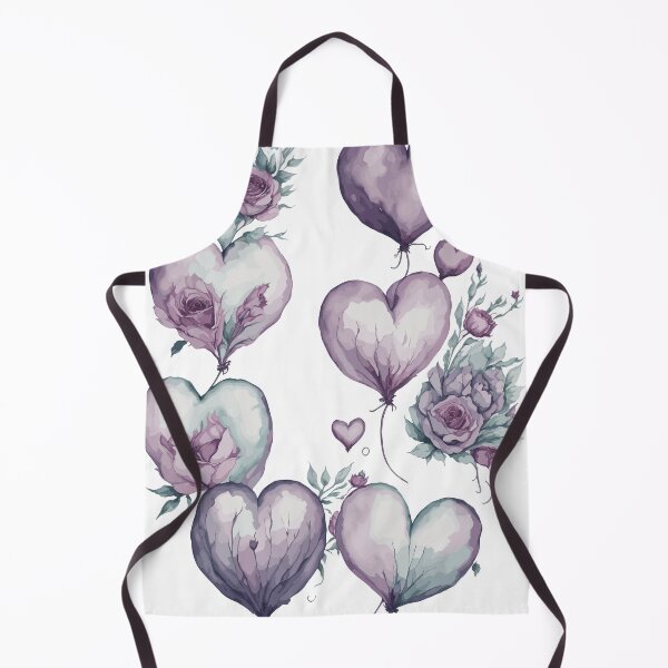 Item preview, wattercolor heart balloons and roses designed and sold by ThiagoSDantas.