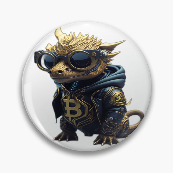 Item preview, bitcoin dragon designed and sold by CultureX.