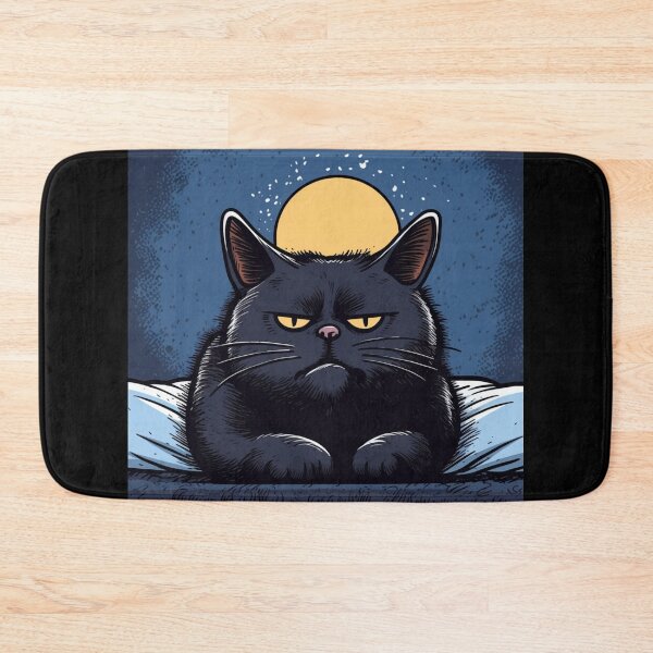 Item preview, Lazy cat: nighttime companion designed and sold by MyMerryMary.