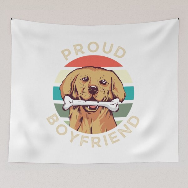 Item preview, Proud Golden Retriever Boyfriend Funny Birthday designed and sold by gillys.