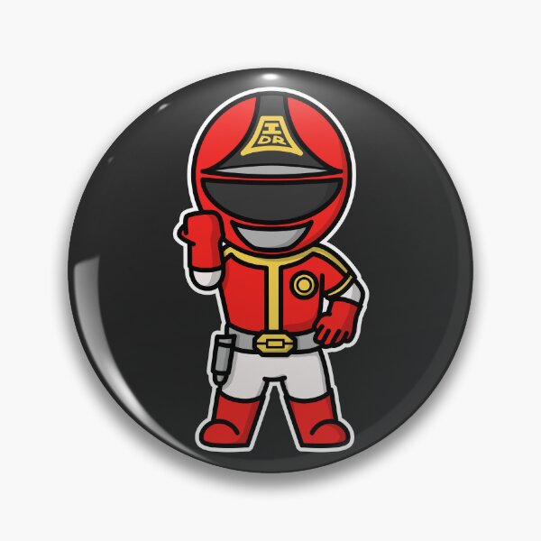 Artikelvorschau, DynaRed Super Sentai Chibi Style Kawaii entworfen und verkauft von mattzwug-draws.