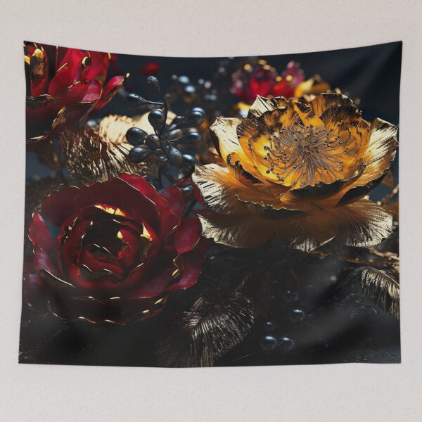 Item preview, Bohemian Vintage Luxury Flowers | Modern Floral Boho Rose Melodies designed and sold by Bored Elon.