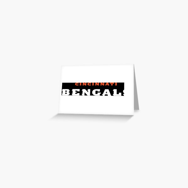 Let's Go Bengals Greeting Card