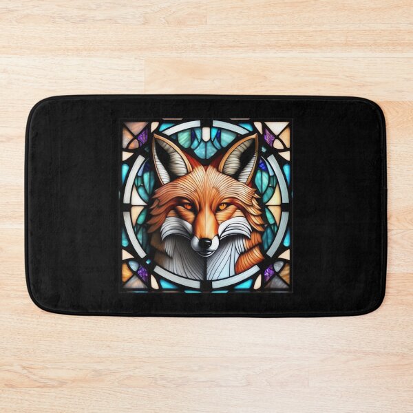 Item preview, Stained Glass Fox Head designed and sold by DBSR-LLC.