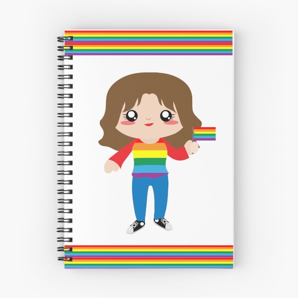 Item preview, Cute brown LGBT girl designed and sold by yessebel.