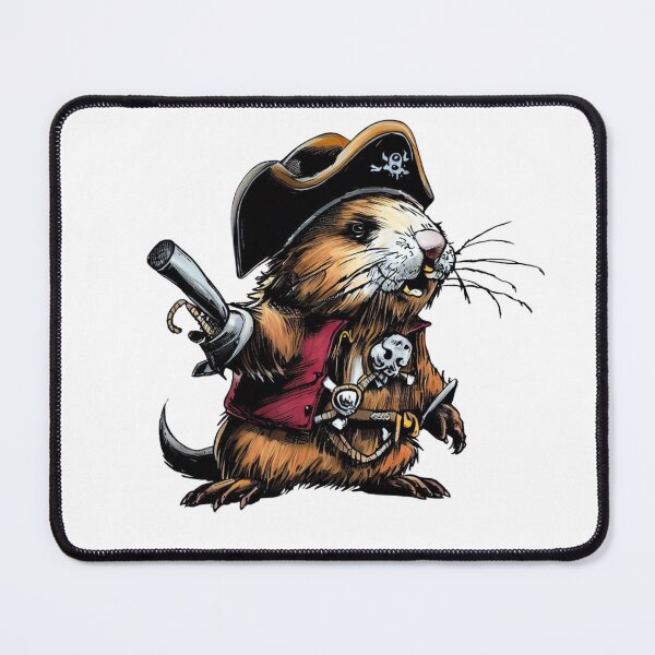 Item preview, Pirate marmot designed and sold by GroundhogMs.