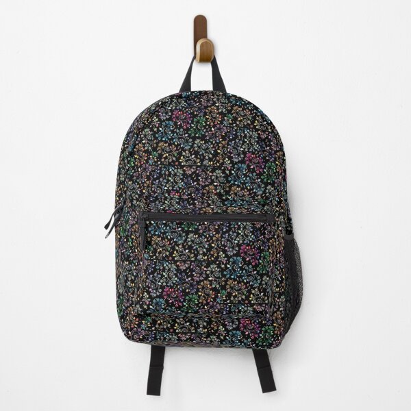 Item preview, Floral Pattern on Black designed and sold by KATKattalestv.