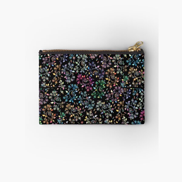 Item preview, Floral Pattern on Black designed and sold by KATKattalestv.