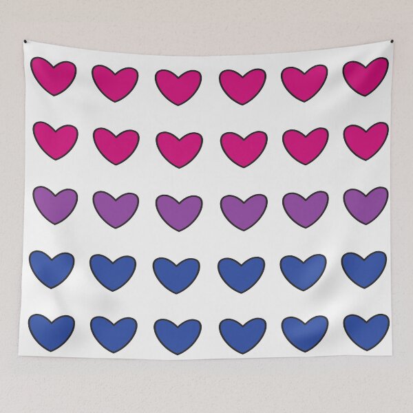Item preview, Cute Bisexual Pride Hearts designed and sold by therighttee1.