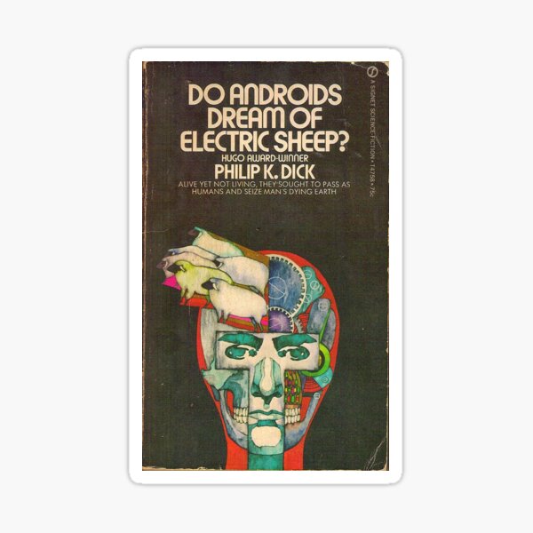 Item preview, Do Androids Dream of Electric Sheep - Book cover designed and sold by IReadTheBook.