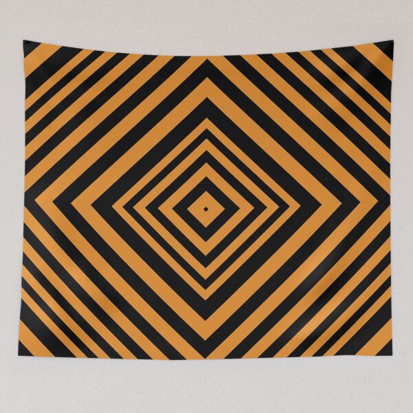 Item preview, Warning orange and black pattern designed and sold by ksanask.