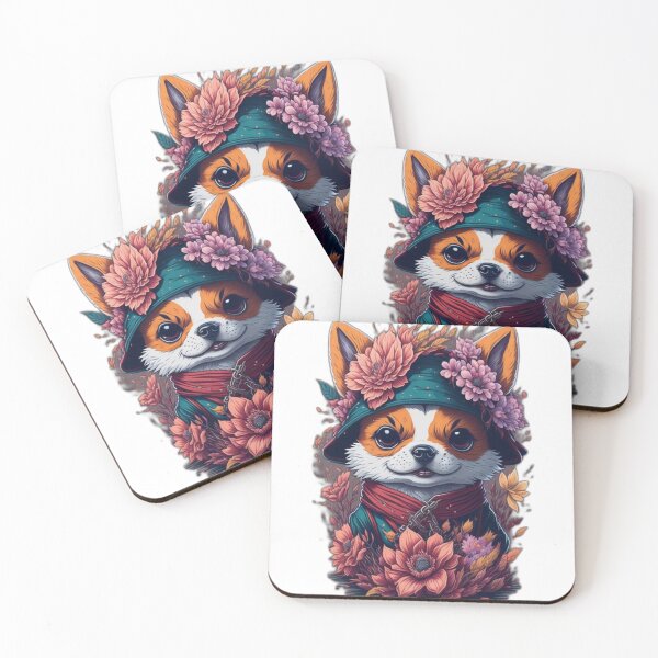 Item preview, image of a puppy dressed as a ninja #1 designed and sold by miguelan.