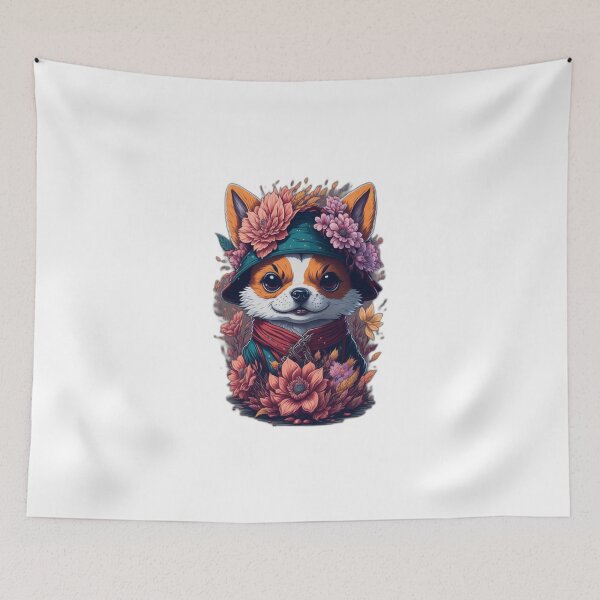 Item preview, image of a puppy dressed as a ninja #1 designed and sold by miguelan.