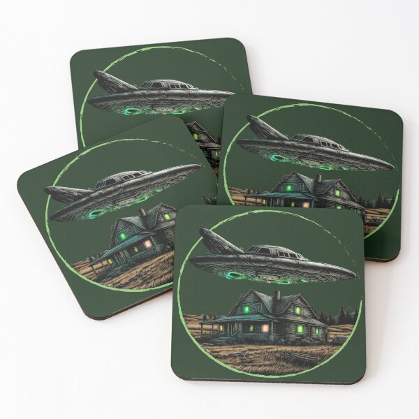 Item preview, UFO Flying Saucer Alien Abduction designed and sold by soulfulprintss8.