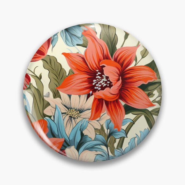 Item preview, Orange flowers designed and sold by SilviaDays.