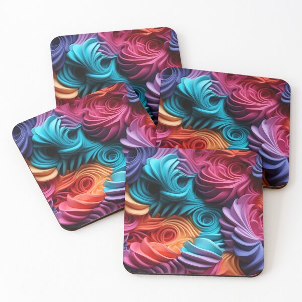 Item preview, A 3tes the illusion of a swirling whirlpooD printed pattern that creal, with vibrant colors  designed and sold by SBD-Shop.