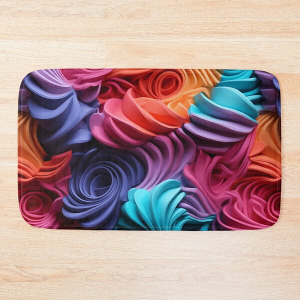 Item preview, A 3tes the illusion of a swirling whirlpooD printed pattern that creal, with vibrant colors  designed and sold by SBD-Shop.