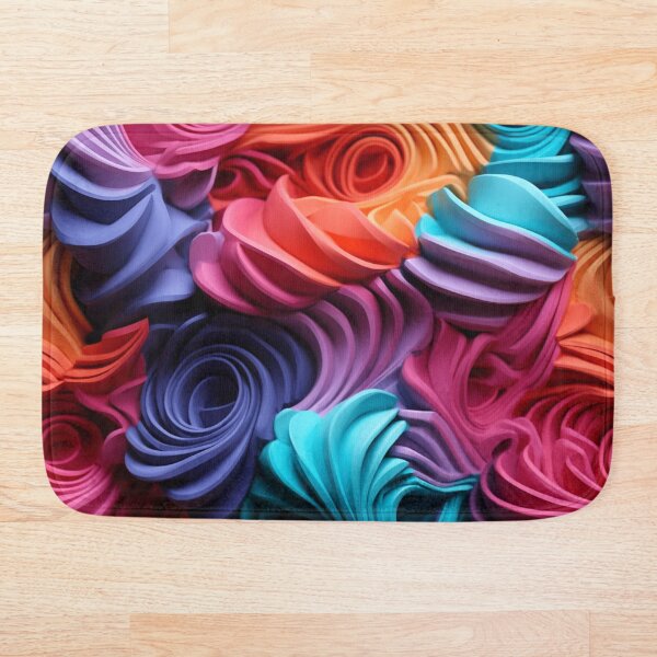 Item preview, A 3tes the illusion of a swirling whirlpooD printed pattern that creal, with vibrant colors  designed and sold by SBD-Shop.