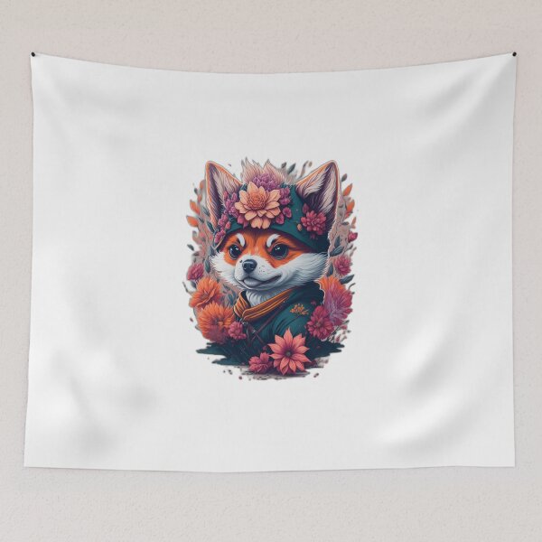 Item preview, image of a puppy dressed as a ninja #2 designed and sold by miguelan.