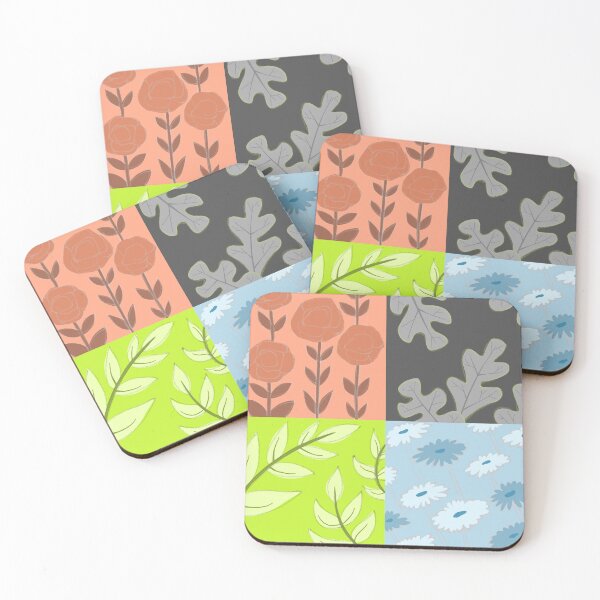Item preview, Nature Patchwork Pattern designed and sold by Eleanor Rose.