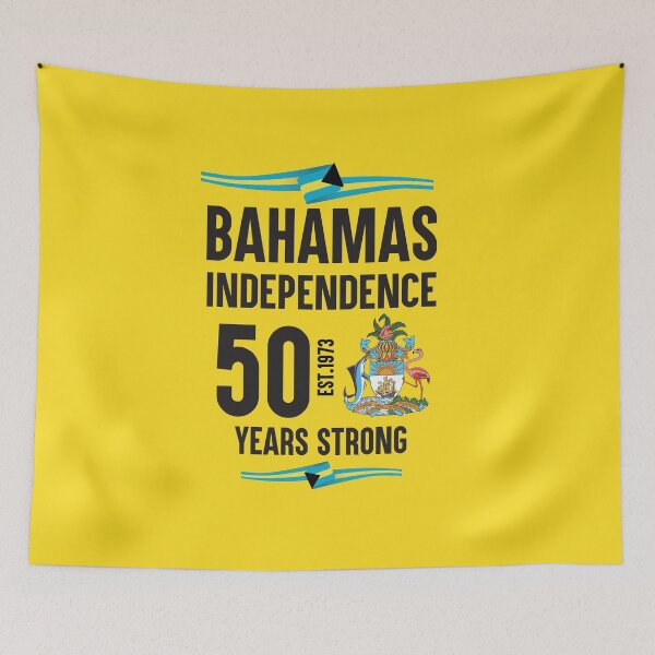 Item preview, Bahamas Independence Tee, Golden Jubilee, Bhamas Pride, Proud to be bahamian, 50 anniversary independence Bahamas designed and sold by trueblue0036.