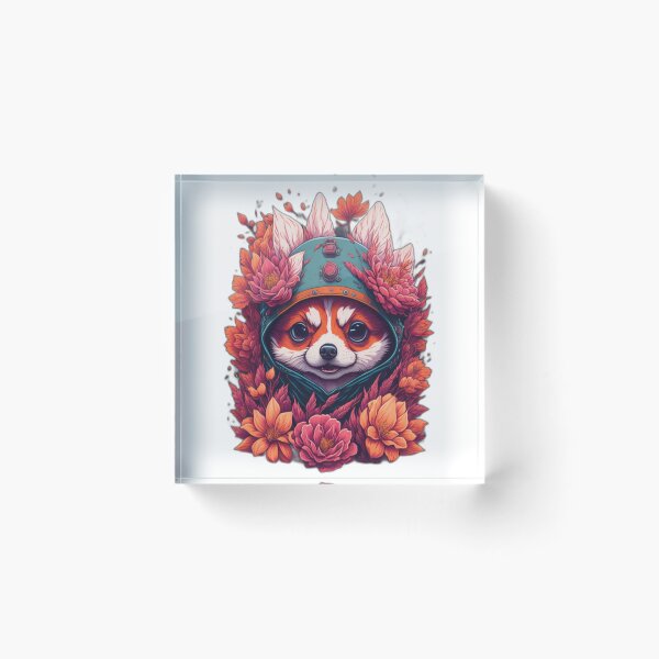 Item preview, image of a puppy dressed as a ninja #3 designed and sold by miguelan.