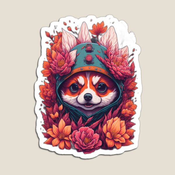 Item preview, image of a puppy dressed as a ninja #3 designed and sold by miguelan.