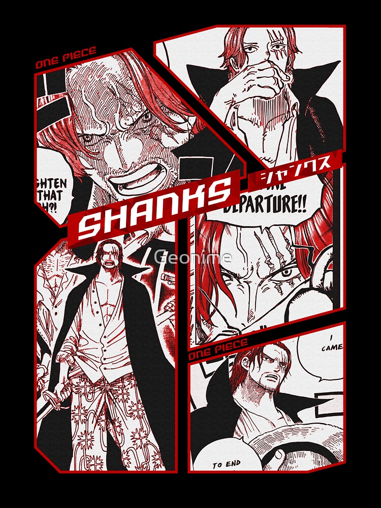 Cahier à spirale for Sale avec l'œuvre « Shanks - Cadre Manga One