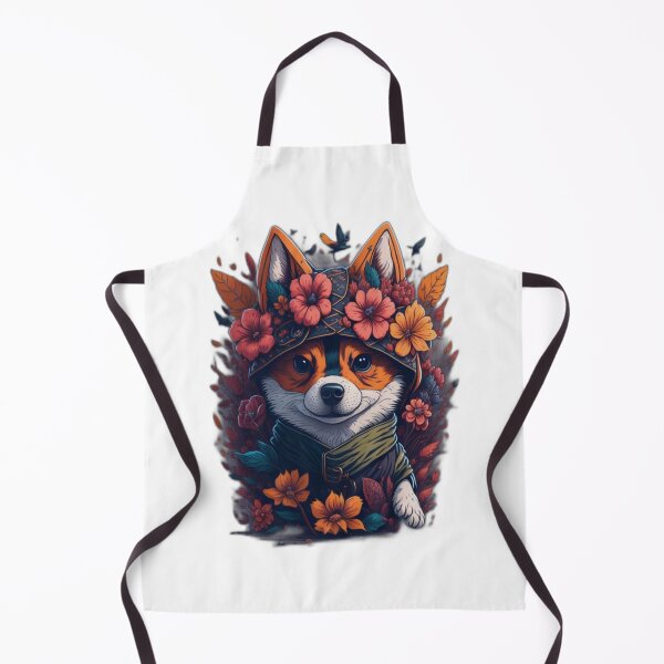 Item preview, image of a puppy dressed as a ninja #4 designed and sold by miguelan.