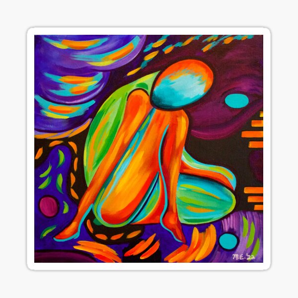 Contemplation Sticker