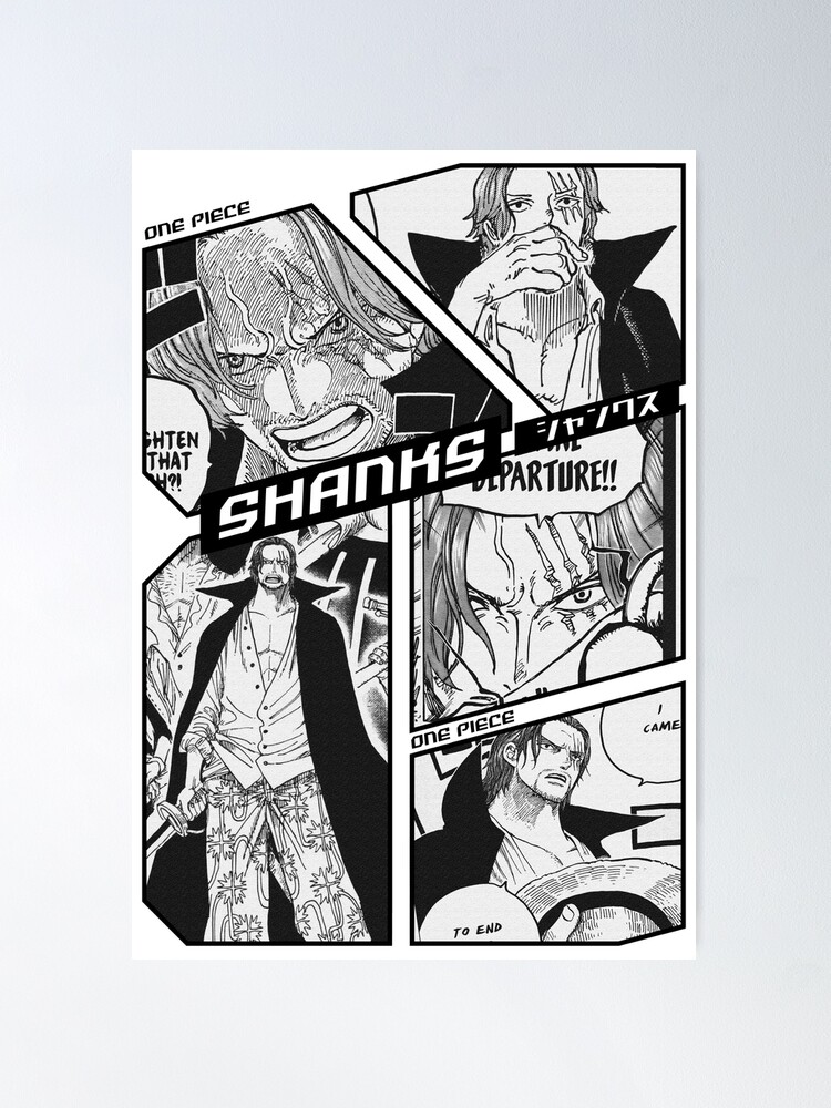 Queen - One Piece Manga Panel black version Sticker for Sale by Geonime