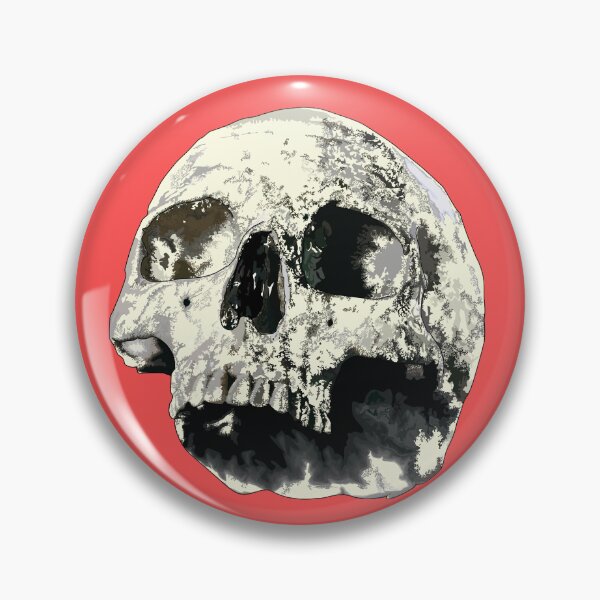Item preview, Yellow skull (side view) designed and sold by Whimsy Trail Co.