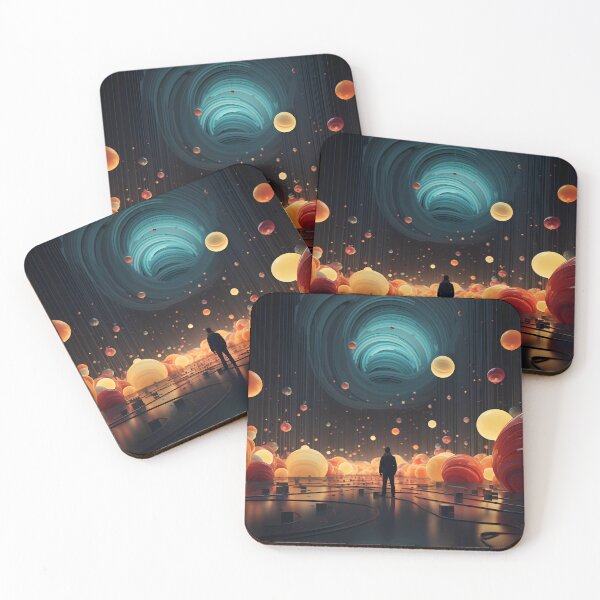 Item preview, Light Orange Teal | Spheres of Destiny | Walk Amongst the Planets designed and sold by mindexploration.