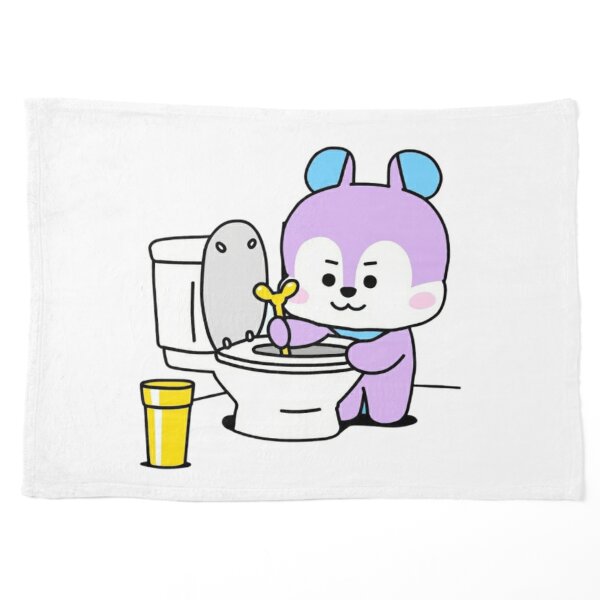 BT21 cute puffed cheeks real new unmasked Mang the squirrel by BTS jhope  Jung Hoseok purple aesthetic face reveal mang without a mask iPad Case &  Skin for Sale by Glacieux
