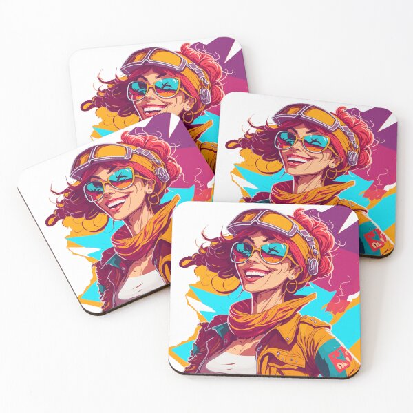 Item preview, illustration happy women designed and sold by mixreality.