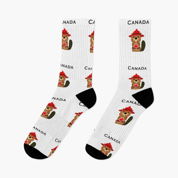 Item preview, Cute Canada Beaver with Maple Leaf Light-Color designed and sold by TinyStarCanada.