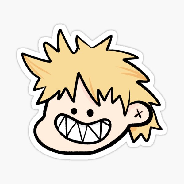 Denji human Sticker