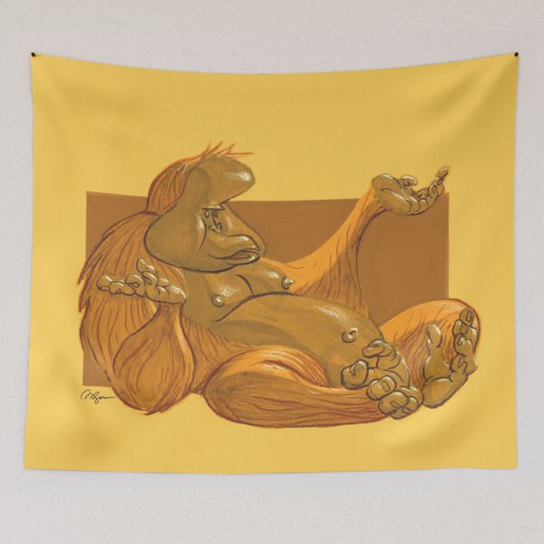 Item preview, Cartoon - Orangutan Explains It All designed and sold by AnsonsArtZoo.